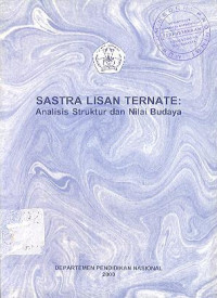 Sastra Lisan Ternate: Analisis Struktur dan Nilai Budaya