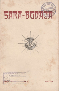 SANA BUDAJA TAHUN KE I, NO. 3, DJULI 1956