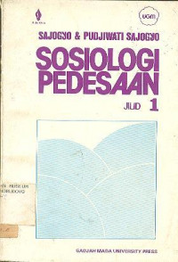 SOSIOLOGI PEDESAAN JILID 1