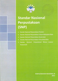 Standar Nasional Perpustakaan (SNP)
