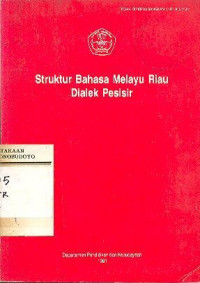 STRUKTUR BAHASA MELAYU RIAU DIALEK PESISIR