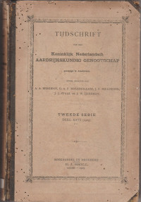 TIJDSCHRIFT VAN HET KONINKLIJK NEDERLANDSCH AARDRIJKSKUNDIG GENOOTSCHAP TWEEDE SERIE DEEL XXVI (1909)