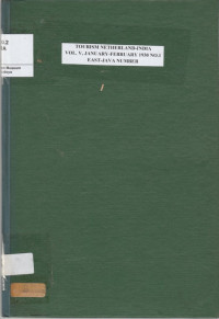TOURISM NETHERLAND-INDIA VOL. V, JANUARY-FEBRUARY 1930 NO.1 : EAST-JAVA NUMBER (8)