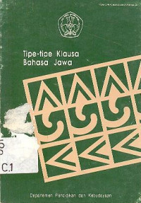 TIPE-TIPE KLAUSA BAHASA JAWA