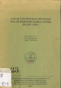 UNSUR TASAWUF DAN MITOLOGI DALAM BEBERAPA KARYA SASTRA ISLAM JAWA