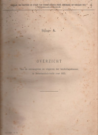 VERSLAG VAN BESTUUR EN STAAT VAN NEDERLANDSCH-INDIE, SURINAME EN CURACAO 1927