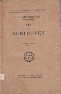 VIE DE BEETHOVEN TREIZIEME EDITION