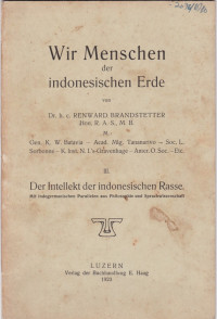 WIR MENSCHEN DER INDONESISCHEN ERDE III